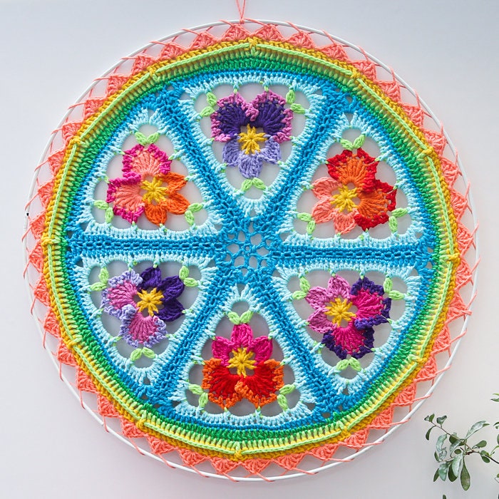 Pansy doily - Etsy 日本