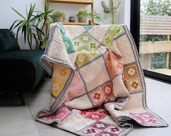 Sue's Dream Crochet Blanket Pattern – Granny Square Design (PDF Pattern)