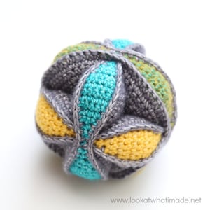 PDF pattern -  Amish Puzzle ball - Crochet pattern - Children&#39;s toy - US terms PDF pattern