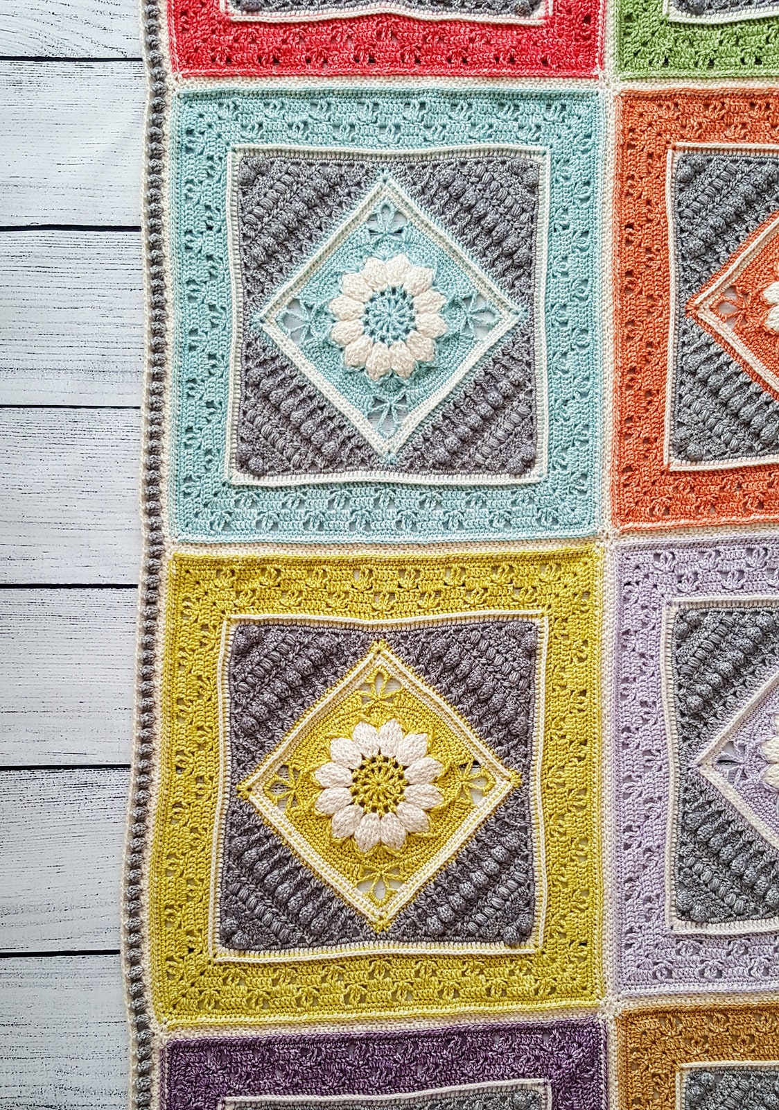 PDF Pattern Charlotte s Dream Crochet Blanket Crochet Afghan Motif Based Blanket Etsy Canada