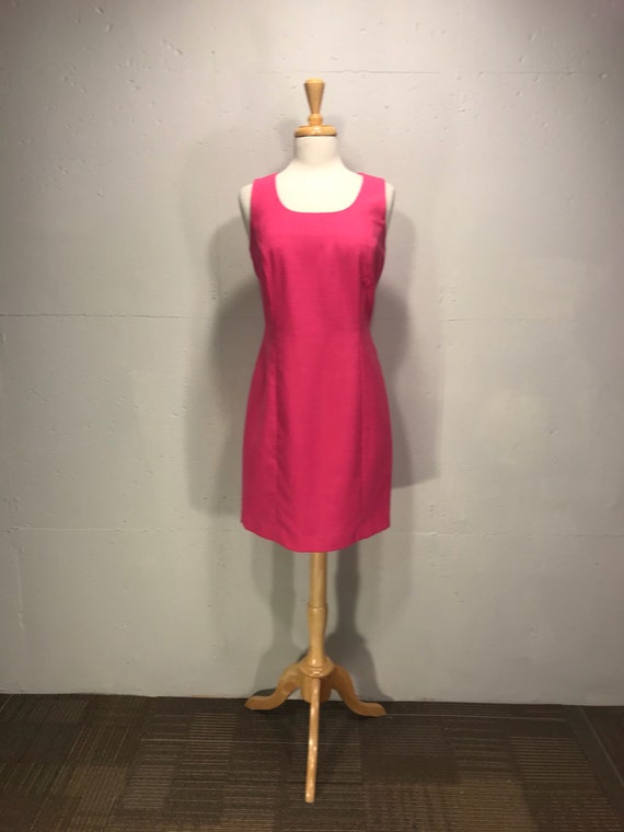 hot pink spring dress