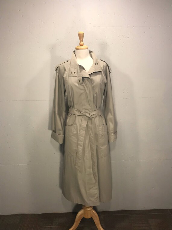 Vintage Sport Ease Fashions, 80s Trench Cooat, Mi