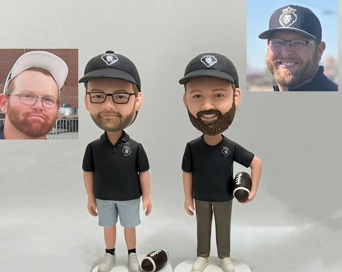 Personalized Athlete Figurine From Photo, Custom Coach Figurine