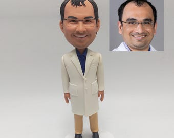 Custom Doctor Bobbleheads Gepersonaliseerde beeldjes Medical School Graduation Collectible