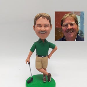 Custom Golf Bobblehead, Personalized Golf Gifts For Him, Gifts For Golfers Golf,Unique Golf Gifts For Him, Custom Boss Gifts For Golf lovers