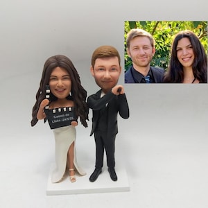 bobble head couple anniversary, custom bobblehead for anniversary, anniversary gifts for yourself，wedding gifts for the couple unique