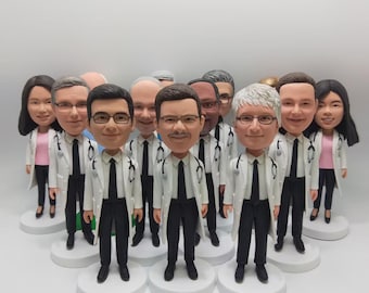 Aangepast medisch professioneel beeldje Gepersonaliseerde arts Verpleegkundige waardering Bijwonen clinicus Verjaardagsviering Keepsake Honor