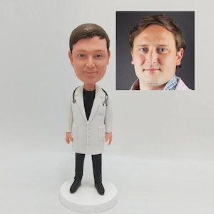Personalized Doctor Bobbleheads, Custom Medical Doctor Bobblehead Figurines, Unique Dentist Doctor Gifts For Him, Personalized Nurse Statues