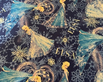 Elsa Frozen fabric, Disney fabric, children’s fabric 2 1/2 yards