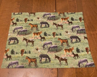 Donkey placemats