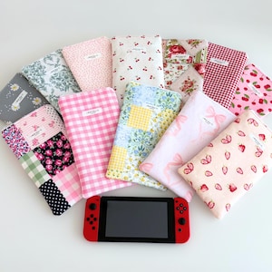 Cute Nintendo Switch 1 & 2 Case, Unique Switch OLED Sleeve, Switch Lite, Lightly Padded Zipper Pouch, Lightweight Slim Case, Gift for Gamers