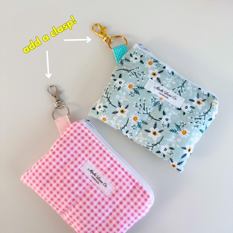 Cute Hello Kitty Mini Wallet, Mini Zipper Pouch, Coin Purse, Keychain Wallet Wristlet, Card Holder, Pink Compact Wallet, Lip Balm Holder image 10