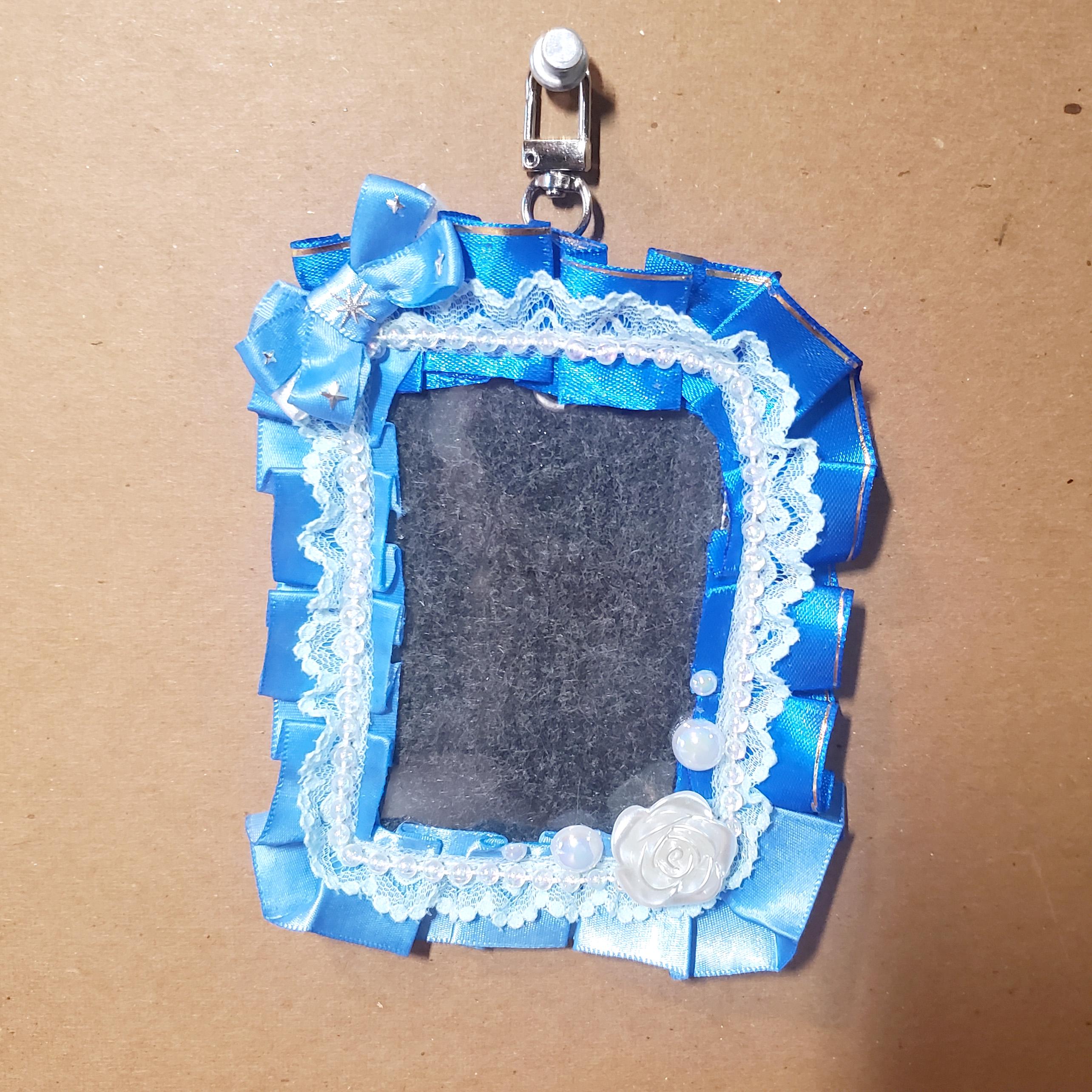 Blue Decorative Photocard Holder, Ita Bag Accessory - Etsy