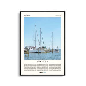 Annapolis Print Maryland, Annapolis Wandkunst, Annapolis Poster, Annapolis Foto, Chesapice Bay Waterfront, Historisches Zentrum, Kolonialstil
