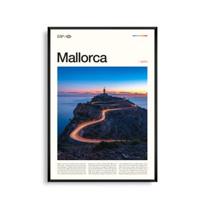 Mallorca Spanien Wand Kunst, Balearen Landschaft und Küste Druck, Mallorca Poster, Malerische Mittelmeer Fotografie, Insel Dekor