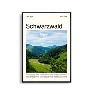 Schwarzwald Print Deutschland, Schwarzwald Wand Kunst, Schwarzwald Poster, Schwarzwald Foto, Dichten Wäldern, sanften Hügeln, Natur, Landschaft Dekor