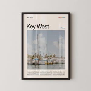 Key West Print Florida, Key West Wall Art, Key West Poster, Key West Photo, Duval Street, Southernmost Point, Mallory Square