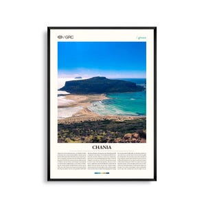 Chania Griechenland Wand Kunst, Küstenhafen Landschaft Druck, Chania Poster, Malerische Insel Crete Fotografie, Mediterraner Charme Dekor