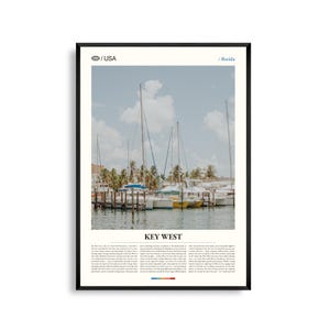 Impresión de Key West Florida, arte mural de Key West, póster de Key West, fotografía de Key West, calle Duval, punto más al sur, Mallory Square