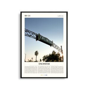 Encinitas Print Kalifornien, Encinitas Wandkunst, Encinitas Poster, Encinitas Foto, Moonlight Beach, San Diego Botanic Garden, Swami’s