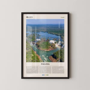 Parana Print, Paraná Wall Art, Paraná Poster, Brazil Landscape Photography, Southern Region Decor