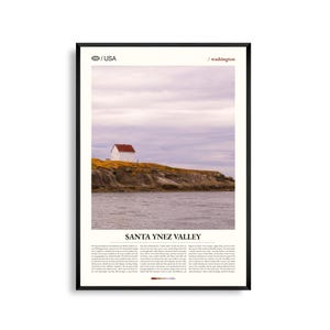 Impresión de las Islas de San Juan, Washington, Arte mural de San Juan, Póster de la isla, Foto de paisaje costero, Decoración del Pacífico Noroeste, Arte natural