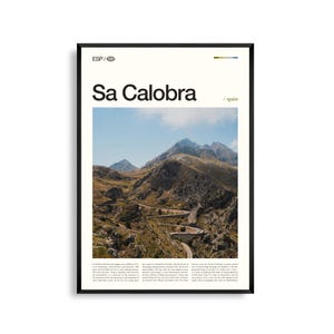Sa Calobra Spanien Wandkunst, Dramatische Küstenlandschaft, Sa Calobra Poster, Mallorca Fotografie, Baleareninsel Dekor