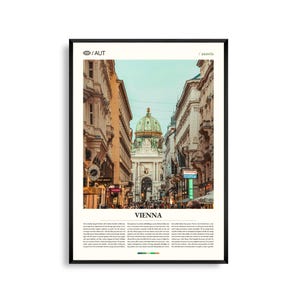 Wien Print Österreich, Wien, Wand Kunst Wien, Wien Poster, Wien Foto, Schloss Schönbrunn, Historische Architektur, Donau, Stadtbild Dekor
