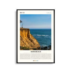 Moos Strand Druck Kalifornien, Moss Beach Wandkunst, Moos Strand Poster, Moos Strand Foto, Half Moon Bay Küste, Fitzgerald Marine Reserve
