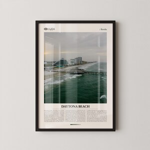 Daytona Beach Print Florida, Daytona Beach Wall Art, Daytona Beach Poster, Daytona Beach Photo, Daytona International Speedway, Daytona