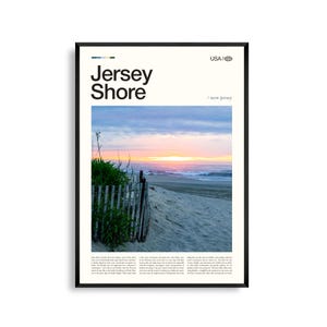 Jersey Shore New Jersey Wand Kunst, Küste Strand Landschaft Druck, Jersey Shore Poster, Malerische Atlantik Fotografie, Dekor am Meer