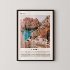 Portugal Print Europe, Portugal Wall Art, Portugal Poster, Portugal Photo, Coastal Views, Historic Towns, Algarve, Lisbon, Scenic Decor