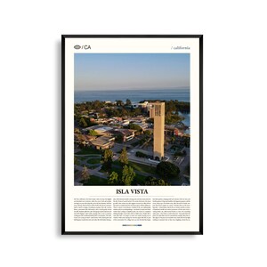 Isla Vista Print California, Isla Vista Wall Art, Isla Vista Poster, Isla Vista Photo, Sands Beach, Campus Point, Isla Vista Bluffs, Del