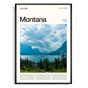 Montana Wand Kunst, Big Sky Land Landschaft Druck, Montana Poster, Malerische Natur Fotografie, Western Wilderness Decor