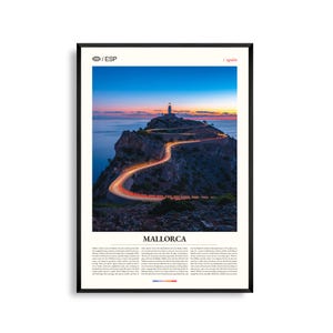 Mallorca Spanien Wand Kunst, Balearen Landschaft und Küste Druck, Mallorca Poster, Malerische Mittelmeer Fotografie, Insel Dekor
