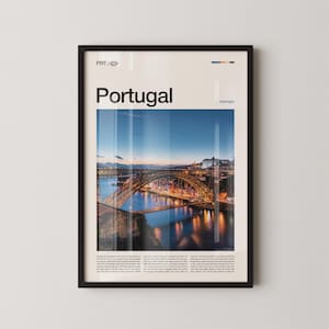 Portugal Print Europe, Portugal Wall Art, Portugal Poster, Portugal Photo, Coastal Views, Historic Towns, Algarve, Lisbon, Scenic Decor