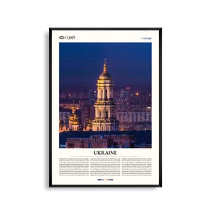Ukraine Print Europa, Ukraine Wand Kunst, Ukraine Poster, Ukraine Foto, Kyiv Skyline, Karpaten, Historische Architektur Dekor