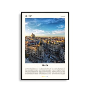 Spanien Wand Kunst, Malerische Landschaft und Stadtansicht Druck, Spanien Poster, Mediterranes Land Fotografie, Iberische Halbinsel Dekor