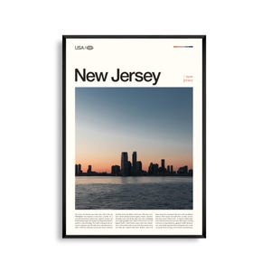 Impressão de Nova Jersey, Arte de Parede de Nova Jersey, Pôster de Garden State, Foto Costeira e Rural, Decoração de Paisagem da Costa Leste