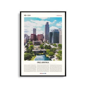 Impresión de Oklahoma, Arte mural de Oklahoma, Póster de Oklahoma, Fotografía de paisaje de las Grandes Llanuras, Decoración del Medio Oeste, Fotografía de naturaleza rústica