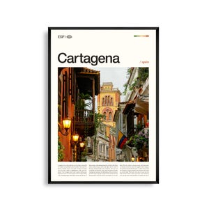 Cartagena Spanien Wandkunst, Historischer Hafen Stadtbild Druck, Cartagena Poster, Malerische Murcia Fotografie, Südöstliche Spanien Dekor