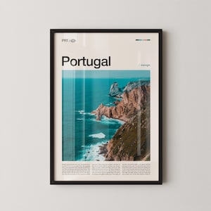 Portugal Print Europe, Portugal Wall Art, Portugal Poster, Portugal Photo, Coastal Views, Historic Towns, Algarve, Lisbon, Scenic Decor
