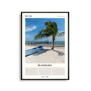 Islamorada Print Florida, Islamorada Wall Art, Islamorada Poster, Islamorada Photo, Anne's Beach, Theater of the Sea, Indian Key Historic