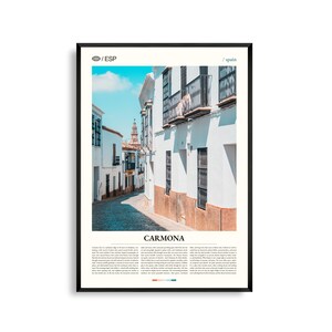 Carmona Spain Wandkunst, Historische Bergstadt Poster, Carmona Poster, Andalusien Fotografie, Südspanien Fotografie