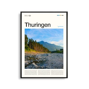 Thüringen Print Germany, Thüringen Wand Kunst, Thüringen Poster, Thüringen Foto, Wartburg, Wald Landschaften, Historische Städte, Dekor