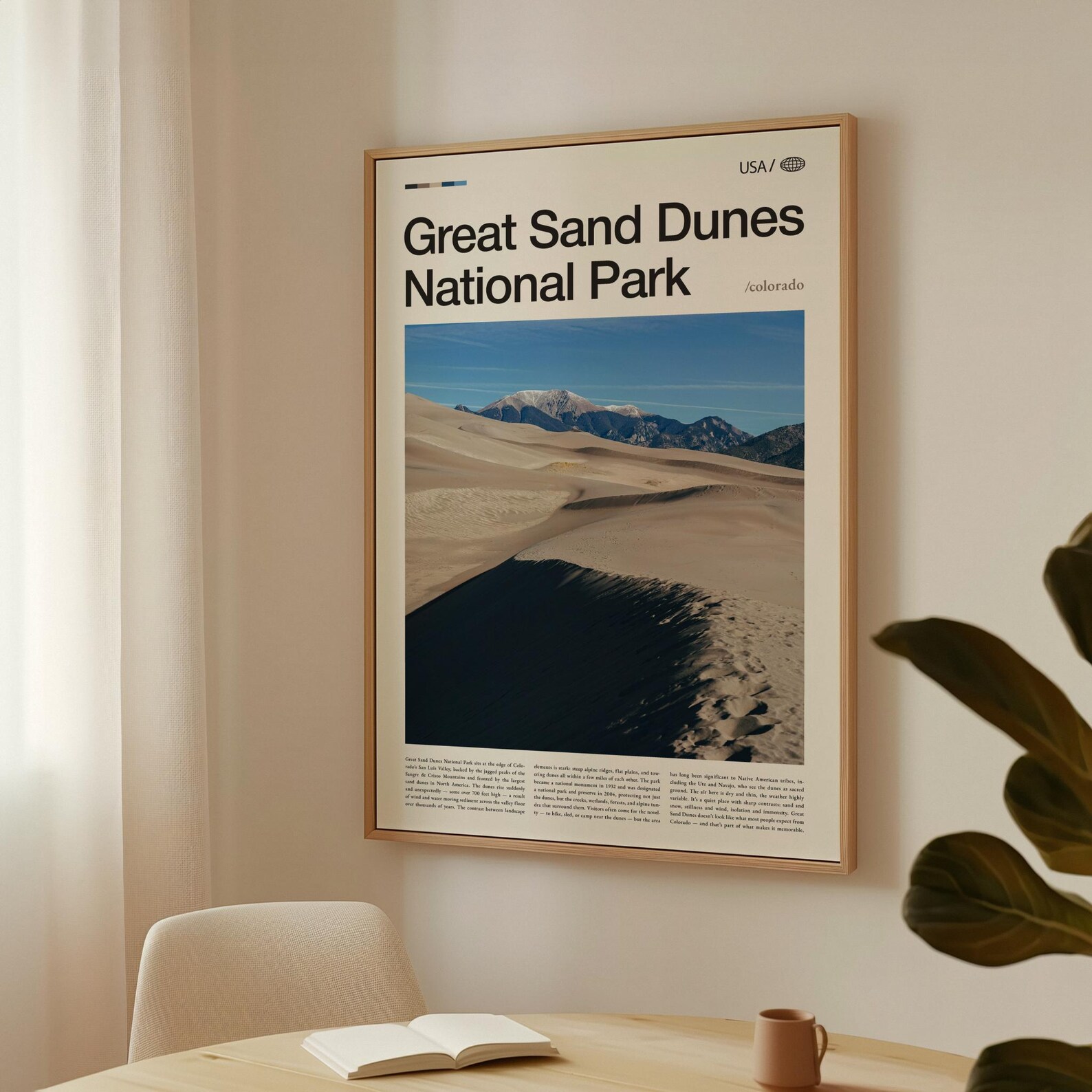Great Sand Dunes National Park Print Colorado, Sand Dunes Wall Art ...