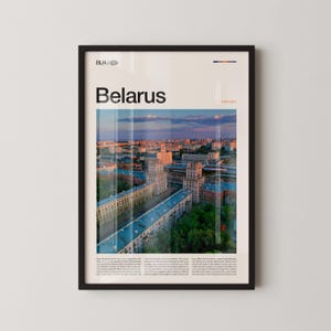 Belarus Wall Art, Eastern European Landscape and Cityscape Print, Belarus Poster, Scenic Countryside and Historic Architecture Photography