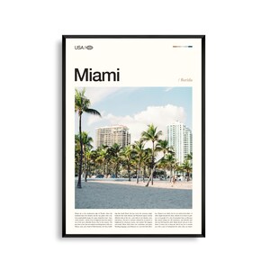 Stampa Miami Florida, Miami Wall Art, Poster Miami, Foto Miami, South Beach, Ocean Drive, Wynwood Walls, Biscayne Bay, Little Havana