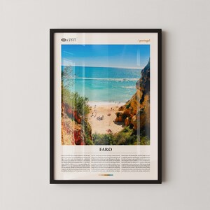 Faro Portugal Wall Art, Coastal Cityscape and Marina Print, Faro Poster, Scenic Algarve Photography, Southern Portugal Decor