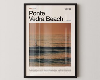 Ponte Vedra Beach Print Florida, Ponte Vedra Beach Wall Art, Ponte Vedra Beach Poster, Ponte Vedra Beach Photo, TPC Sawgrass, Ponte Vedra